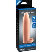 Телесная насадка Real Feel Enhancer XL - 17 см. - Pipedream - в Ангарске купить с доставкой