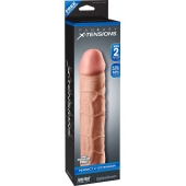 Телесная насадка Fantasy X-tensions Perfect 2  Extension - 20,3 см. - Pipedream - в Ангарске купить с доставкой