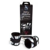 Серо-черные наручники Totally His - Fifty Shades of Grey - купить с доставкой в Ангарске