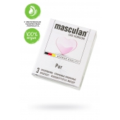 Супертонкие презервативы Masculan Pur - 3 шт. - Masculan - купить с доставкой в Ангарске