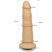 Телесная насадка Harness - 15,8 см. - LOVETOY (А-Полимер) - купить с доставкой в Ангарске
