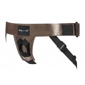 Бронзовый пояс для насадок Curious Harness - Strap-on-me - купить с доставкой в Ангарске