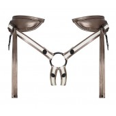 Бронзовый пояс для насадок Desirous Harness - Strap-on-me - купить с доставкой в Ангарске