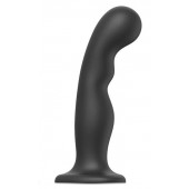 Черная насадка Strap-On-Me Dildo Plug P G size XXL - Strap-on-me - купить с доставкой в Ангарске