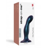 Темно-синяя насадка Strap-On-Me Dildo Plug Snaky size M - Strap-on-me - купить с доставкой в Ангарске