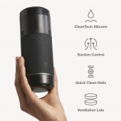 Черный мастурбатор с контролем всасывания Arcwave Pow Stroker - Arcwave - в Ангарске купить с доставкой