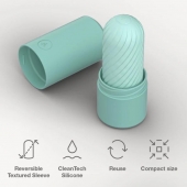 Мятный двусторонний мастурбатор Arcwave Ghost Pocket Stroker - Arcwave - в Ангарске купить с доставкой