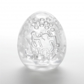 Мастурбатор-яйцо Keith Haring EGG DANCE - Tenga - в Ангарске купить с доставкой