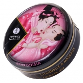 Массажная свеча Rose Petals с ароматом розы - 30 мл. - Shunga - купить с доставкой в Ангарске