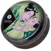 Массажная свеча Exotic Green Tea с ароматом зелёного чая - 30 мл. - Shunga - купить с доставкой в Ангарске