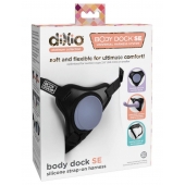 Черные трусики для страпона Body Dock SE на регулируемых ремнях - Pipedream - купить с доставкой в Ангарске