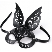 Черная ажурная маска  Зайка  с ушками - Crazy Handmade - купить с доставкой в Ангарске