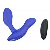 Синий анальный вибратор We-Vibe Vector+ - We-vibe - в Ангарске купить с доставкой