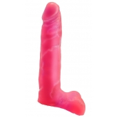 Розовая насадка-фаллос для трусиков Harness - 16,5 см. - LOVETOY (А-Полимер) - купить с доставкой в Ангарске