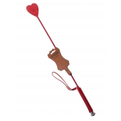 Стек с красным наконечником-сердечком - 70 см. - Sitabella - купить с доставкой в Ангарске