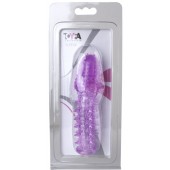 Фиолетовая насадка, удлиняющая половой член - 13,5 см. - Toyfa Basic - в Ангарске купить с доставкой
