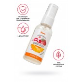 Съедобная гель-смазка Yovee «Двойной соблазн» с Д-пантенолом и вкусом клубники и дыни - 50 мл. - ToyFa - купить с доставкой в Ангарске