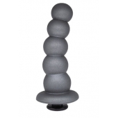 Серая насадка-ёлочка PLATINUM 5,5’’ - 15,5 см. - LOVETOY (А-Полимер) - купить с доставкой в Ангарске