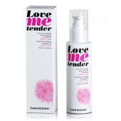 Съедобное согревающее массажное масло Love Me Tender Cotton Candy с ароматом сладкой ваты - 100 мл. - Love to Love - купить с доставкой в Ангарске