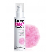 Съедобное согревающее массажное масло Love Me Tender Cotton Candy с ароматом сладкой ваты - 100 мл. - Love to Love - купить с доставкой в Ангарске