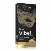 Съедобный гель Dual Vibe Pina Colada с эффектом вибрации и вкусом коктейля пина колада - 15 мл. - ORGIE - купить с доставкой в Ангарске