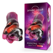 Разноцветный фантазийный мастурбатор - Bior toys - в Ангарске купить с доставкой