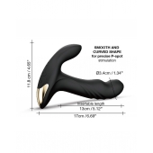 Черный вибромассажер простаты Multi P-Joy с 3 моторами - Dorcel - в Ангарске купить с доставкой