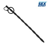Черный стимулятор уретры Sex Expert - Sex Expert - купить с доставкой в Ангарске