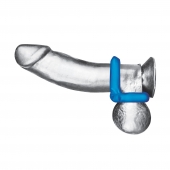 Комплект из 2 эрекционных колец-восьмерок 2-Pack Duo Cock And Ball Stamina Enhancement Ring - BlueLine - в Ангарске купить с доставкой