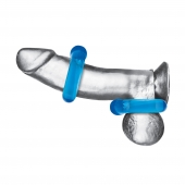 Комплект из двух колец для пениса 2-Pack Ultra-Stretch Stamina Endurance Ring - BlueLine - в Ангарске купить с доставкой