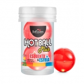 Лубрикант на масляной основе Hot Ball Plus с охлаждающе-разогревающим эффектом (2 шарика по 3 гр.) - HotFlowers - купить с доставкой в Ангарске