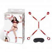 Красная фиксация на матрас Classic Bedspreader - Lux Fetish - купить с доставкой в Ангарске
