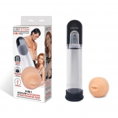 Автоматическая вакуумная помпа-мастурбатор Blowjob Auto Sucker Penis Enlarger Pump - Lux Fetish - в Ангарске купить с доставкой