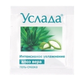 Гель-смазка «Услада с алоэ» - 3 гр. - Биоритм - купить с доставкой в Ангарске