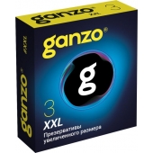 Презервативы увеличенного размера Ganzo XXL - 3 шт. - Ganzo - купить с доставкой в Ангарске
