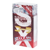 Ароматизированные презервативы Sagami Xtreme COLA - 10 шт. - Sagami - купить с доставкой в Ангарске