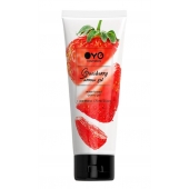 Лубрикант на водной основе OYO Aroma Gel Strawberry с ароматом клубники - 75 мл. - OYO - купить с доставкой в Ангарске