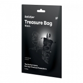 Черный мешочек для хранения игрушек Treasure Bag L - Satisfyer - купить с доставкой в Ангарске