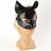 Черная кржаная маска Pussy - Sitabella - купить с доставкой в Ангарске