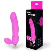 Розовый безремневой страпон Sexy Friend - 1137 - купить с доставкой в Ангарске