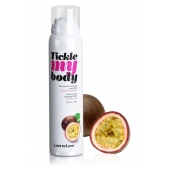 Массажная хрустящая пенка Tickle my body с ароматом маракуйи - 150 мл. - Love to Love - купить с доставкой в Ангарске