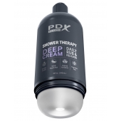 Мастурбатор в бутылке Shower Therapy Deep Cream - Pipedream - в Ангарске купить с доставкой