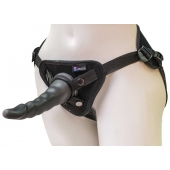 Комплект из трусиков Harness и двух насадок - 20,5 и 18 см. - LOVETOY (А-Полимер) - купить с доставкой в Ангарске