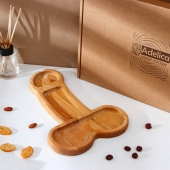 Деревянное блюдо для подачи в форме члена (32,5 х 20 х 1,7 см) - Сима-Ленд - купить с доставкой в Ангарске