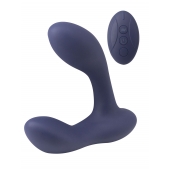 Синий массажер простаты с двумя моторами P-Bliss - Lola Games - в Ангарске купить с доставкой