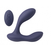 Синий массажер простаты с двумя моторами P-Bliss - Lola Games - в Ангарске купить с доставкой