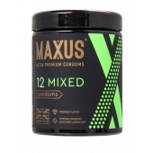 Презервативы MAXUS Mixed - 12 шт. - Maxus - купить с доставкой в Ангарске