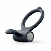 Черное эрекционное кольцо Power Clit - Dorcel - в Ангарске купить с доставкой