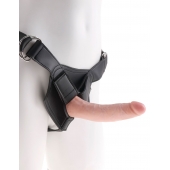 Страпон на виниловых трусиках Strap-on Harness Cock - 17,8 см. - Pipedream - купить с доставкой в Ангарске