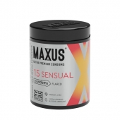 Анатомические презервативы MAXUS Sensual - 15 шт. - Maxus - купить с доставкой в Ангарске